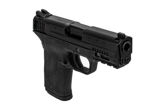 S&W M&P9 Shield EZ Pistol features a picatinny rail for attaching lights